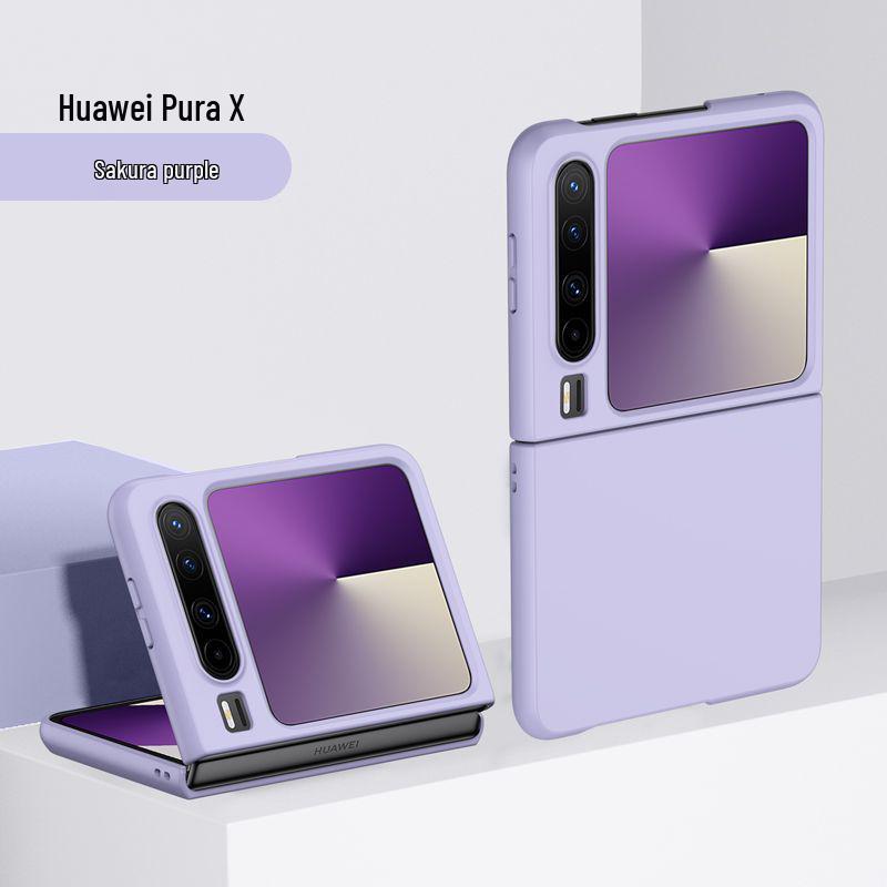 New Foldable Skin-Feel Huawei Pura X Protective Phone Case - Full Coverage, Anti-Drop, Hard Shell for All Genders
