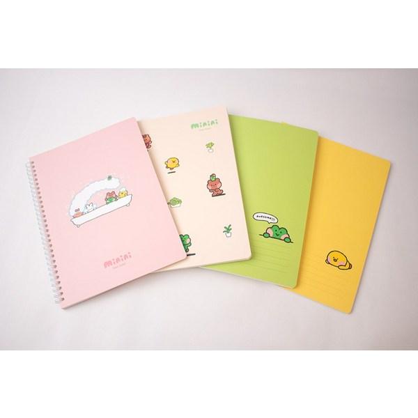 Line Friends Minini Spring Note, Color Random, 4 Pieces