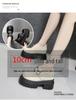 Women's 2025 Spring Fashion British-Style Thick-Soled Hidden Heel Loafers