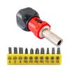 Screw Driver Ratchet Wrench 11PCS Anti-slip Handle