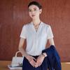 Women's V-Neck Chiffon Professional Shirt