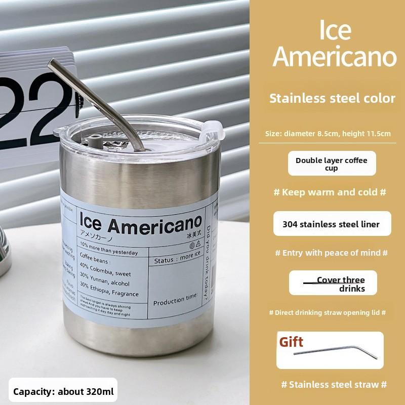 

Кружка-термос портативная из нержавеющей стали 304, кофейная кружка, термобутылка с защитой от протекания, изолированная бутылка, посуда для напитков для офиса, школы 320-600ml