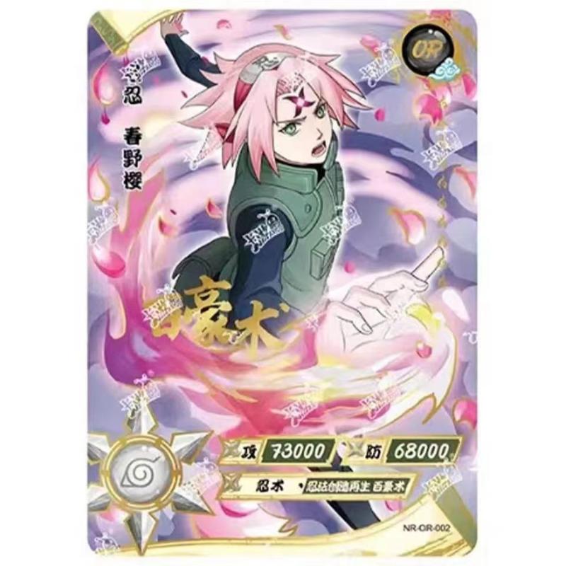 KAYOU Genuine Naruto OR Cards 1-37 Series Uchiha Sasuke Haruno Sakura Uzumaki Naruto Orochimaru Anime Collection Card Toys Gifts