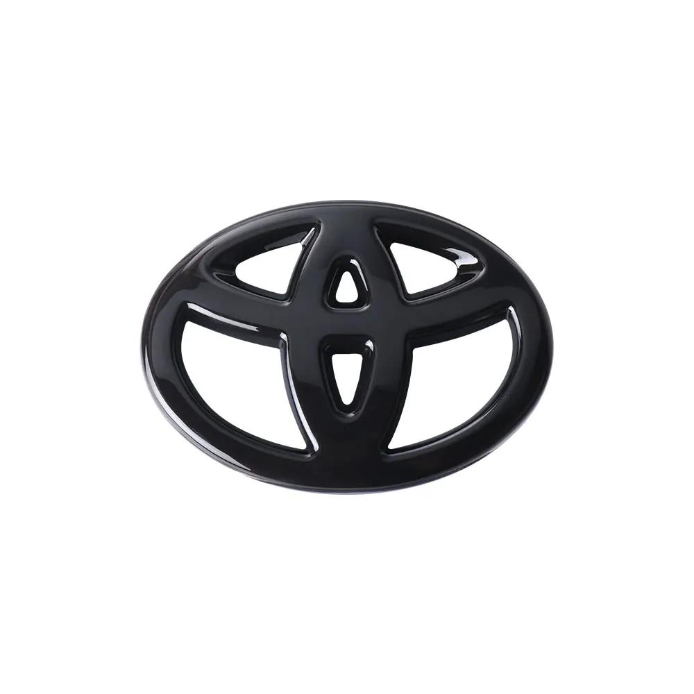 

Car Steering Wheel Badge Emblem Sticker Auto-Styling For Toyota Corolla Cross Crown Rav4 Chr Avensis Aygo Raize Camry TRD Venza чёрный