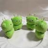 Cartoon Alien Cat Plush Toy Soft Doll Keychain Green Cat Pendant Cute Bag Decoration Accessories