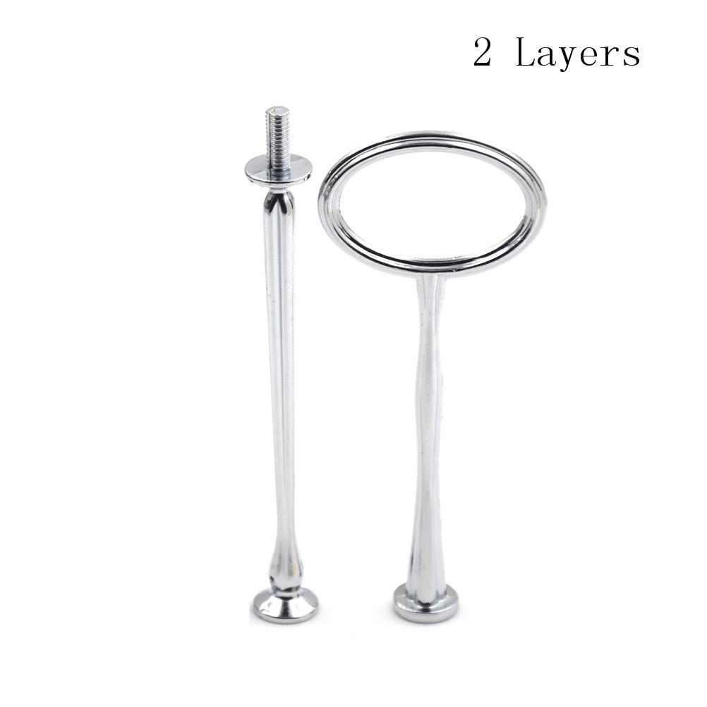 2/3 Tier Metal Cake Display Stand Hardware Crown Access Party Tray Cake Food Dessert Stand Cake Stand Kitchen Household Panless