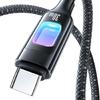 Type C to USB C Cable Fast Charging Quick Charging Cord Nylon Braided Cable for Phone Tablet Laptop Accessories