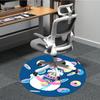 1PC Cat Donut Office Round Area Rug, Mat Suitable For Office, Under Office Chairs Bedroom Living Room Home Decor, Room Deco