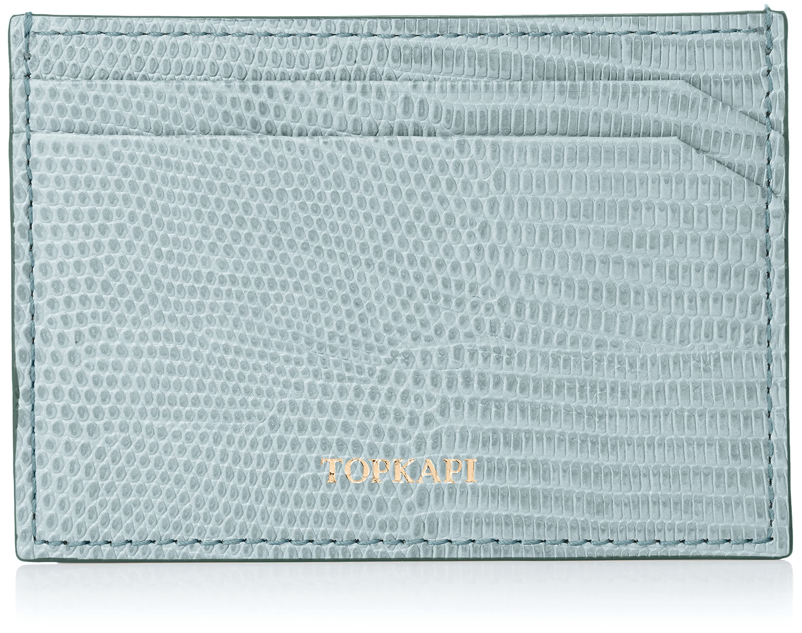 

Italian Leather Lizard Embossed Pass Case LUCIA Mint Green [Topkapi] Women s м ята зелений колір