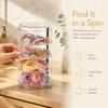 Rotatable Base Rotatable Storage Box Four‑layer Hair Clip Container Hair Tie Holder  Bedroom