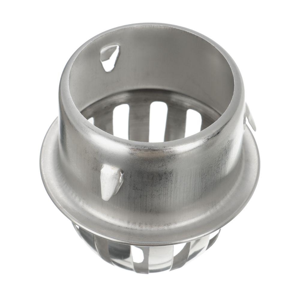 50/63/75/83/110mm Balcony Roof Garden Drainage Cover Round Stainless Steel Anti-blocking Outdoor Floor Drain Rain Pipe Cap
