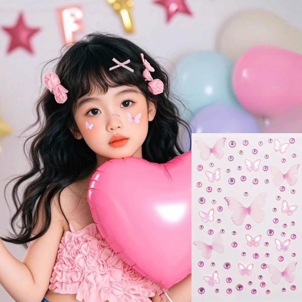 Stickers DIY Eyes Face Body Star Pearl Rhinestones Festival Makeup Tattoos Stickers 3D Face Aurora Crystal Diamond Tattoo