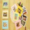 Picture Art Picture Wall Hanging with Wood Clip Rope Photo Frame Paper Photo Album Frame 3Inch DIY