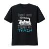 Funny Locomotive I Don T Snore Dream M A Train Mens Shirt Black 4X Large Vintage Washed Breathable Homme Casual Soft