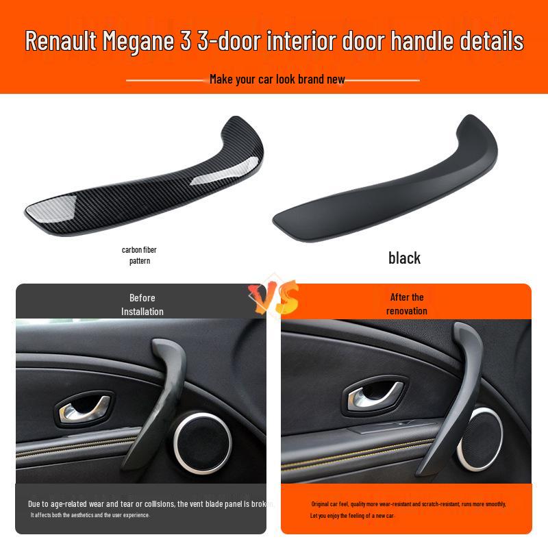 Renault Megane 3-Türer Innenraum Vordertürgriff Armlehnenhalter Abdeckung Zierleiste