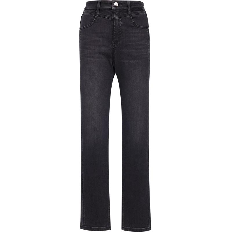 

ONLY Women s High-Waist Straight-Leg Cropped Jeans S