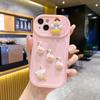 Wavy Push Windows Suitable for Apple 15 Sliding Windows DIY Duck Soft Shell IPhoneX/16 14 Soft Shell Mobile Phone Case