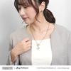 Gin No Phiten Collaboration Snoopy Coin Plate Mantel Necklace for Women Stainless Steel Gold Official [Shinjuku Kura]