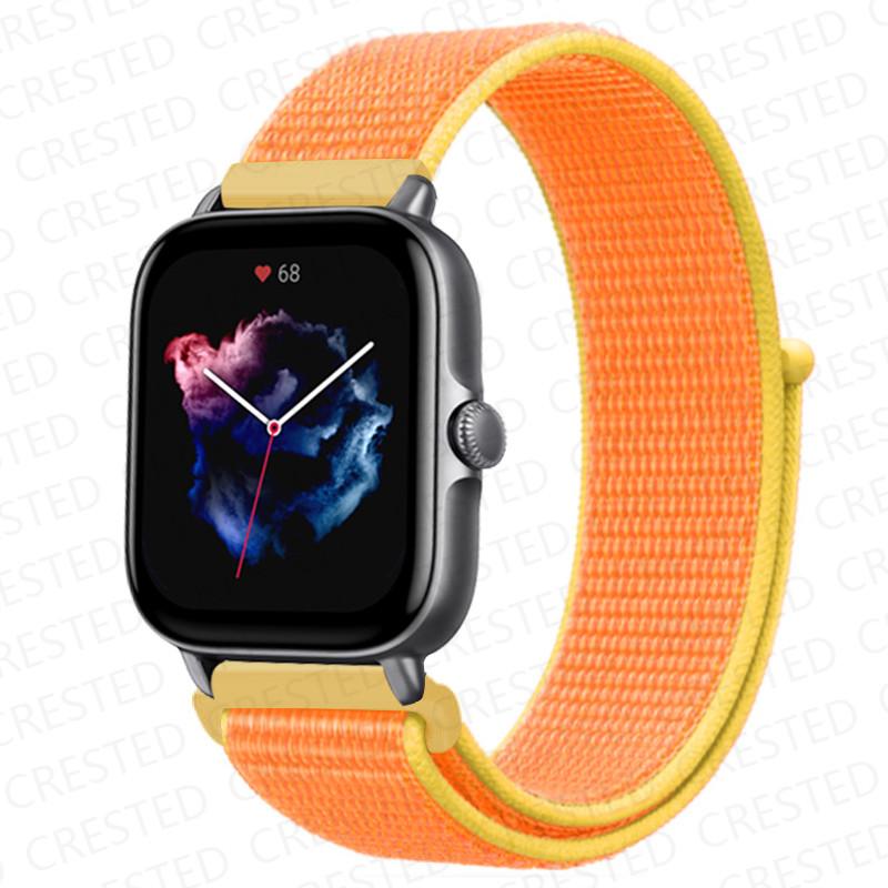 20mm 22mm Watch Band For Amazfit GTS/2/2e/4/3/mini GTR 4/2/3/Pro 47mm stratos 3 Nylon Bracelet pulseira correa Amazfit bip strap