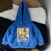 Autumn Children's Casual Hooded Sweatshirt with Dragon Ball Cartoon Pattern - Comfortable and Breathable Boys' and Girls' Coat