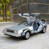 Welly 1:24 Back To The Future Time Machine Dmc-12 Delorean Diecast Alloy Model Car Metal Toy Car For Toy Gift Collection