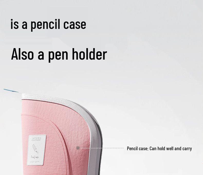 Retractable Large-Capacity Pencil Case for Girls and Boys, Vertical Style, Children's Stationery Box