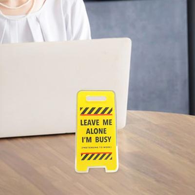 Team Büro Schreibtisch Zeichen Vorsicht Warnschild Arbeitsplatz Dekor Gag Geschenk Kabine Mitarbeiter