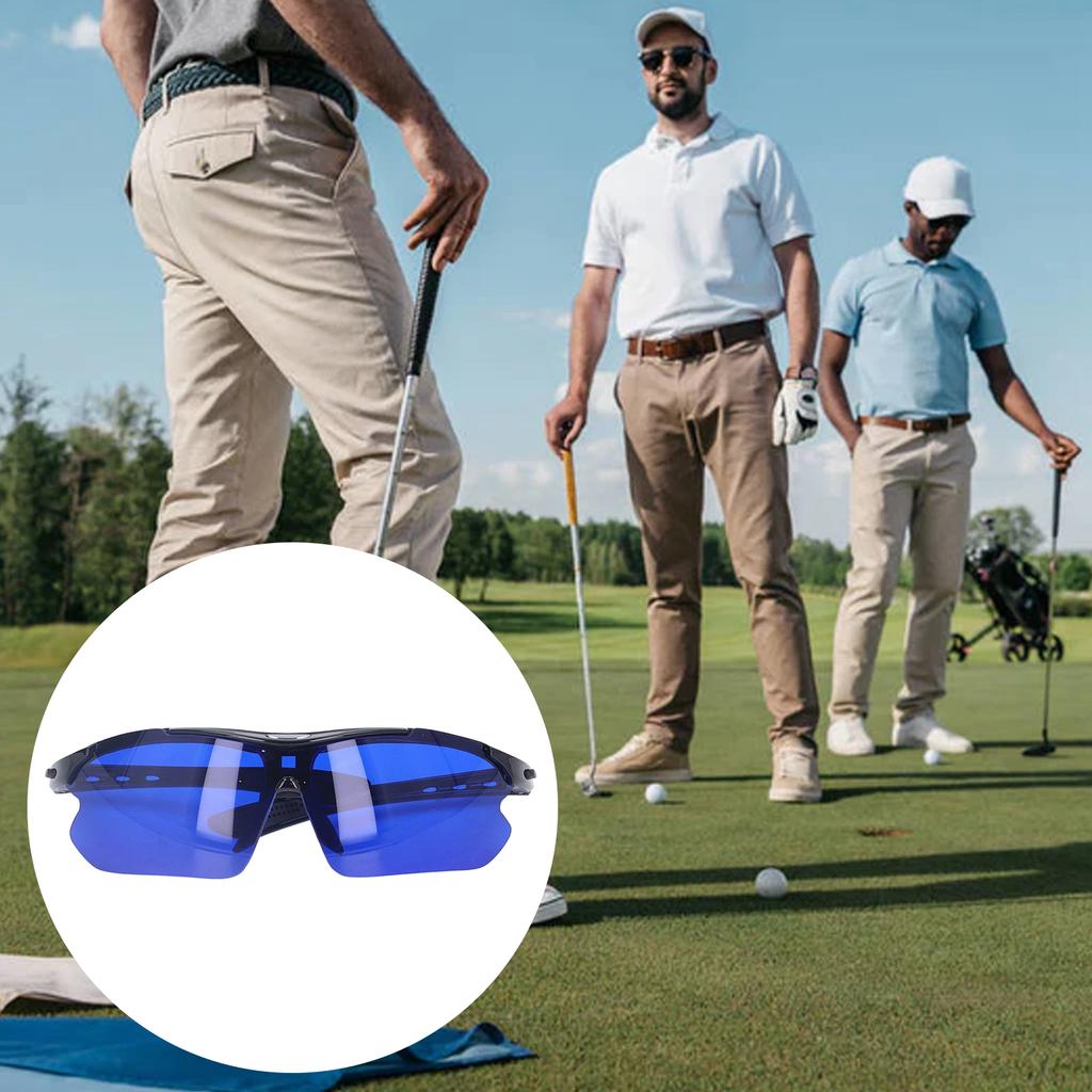 Golf Ball Finder Glasses Polarized Sport Sunglasses Golf Sport Sunglasses with Blue Lens