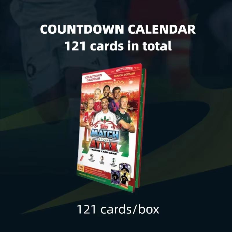 2026 Season TOPPS Genuine UCC Match Attax Cards Booster Pack Game Trading Collection Card Football Player Star Collectible Card