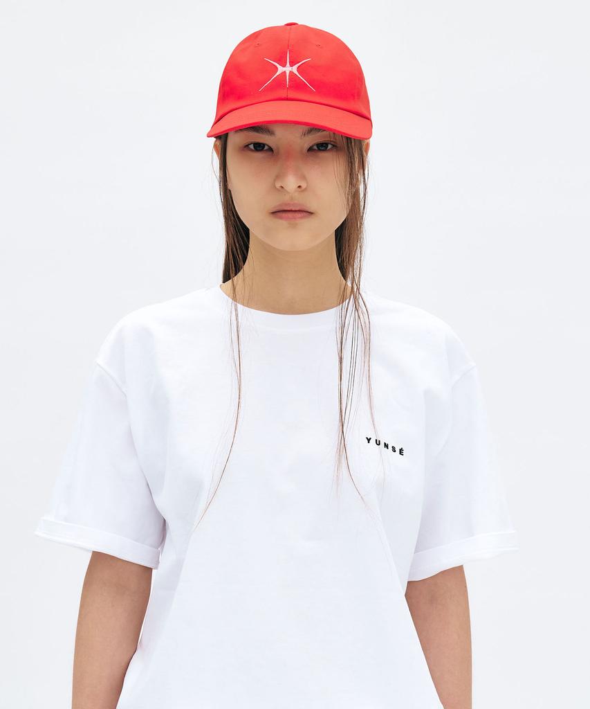 Yunse Hatch Cotton Cap (Red)