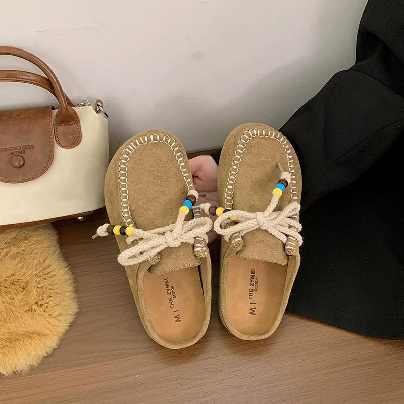 

Ретро обувь осень новая обувь кенгуру сумка голова тапочки отпуск ветер путешествия крутые тапочки 40 хаки