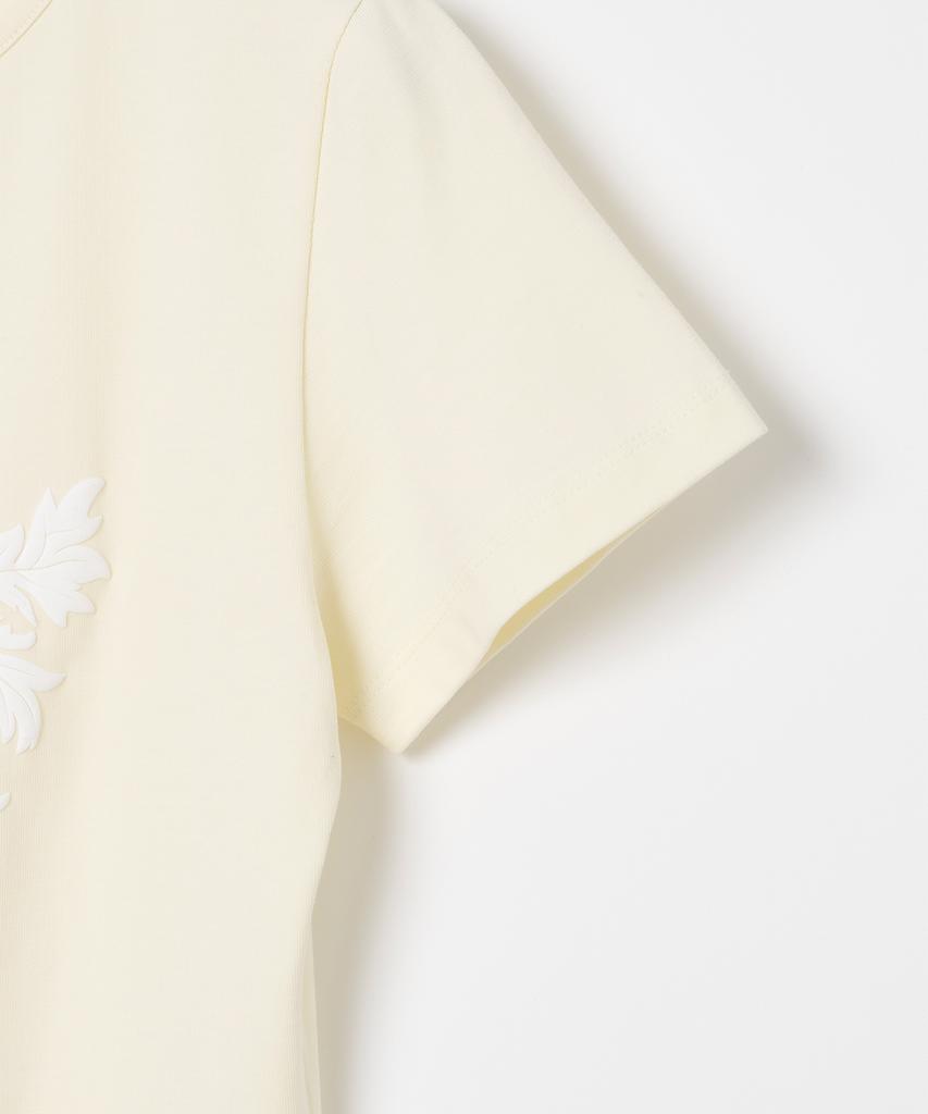 MILLO WOMEN Motif Short Sleeve T-Shirt [Pale Yellow]