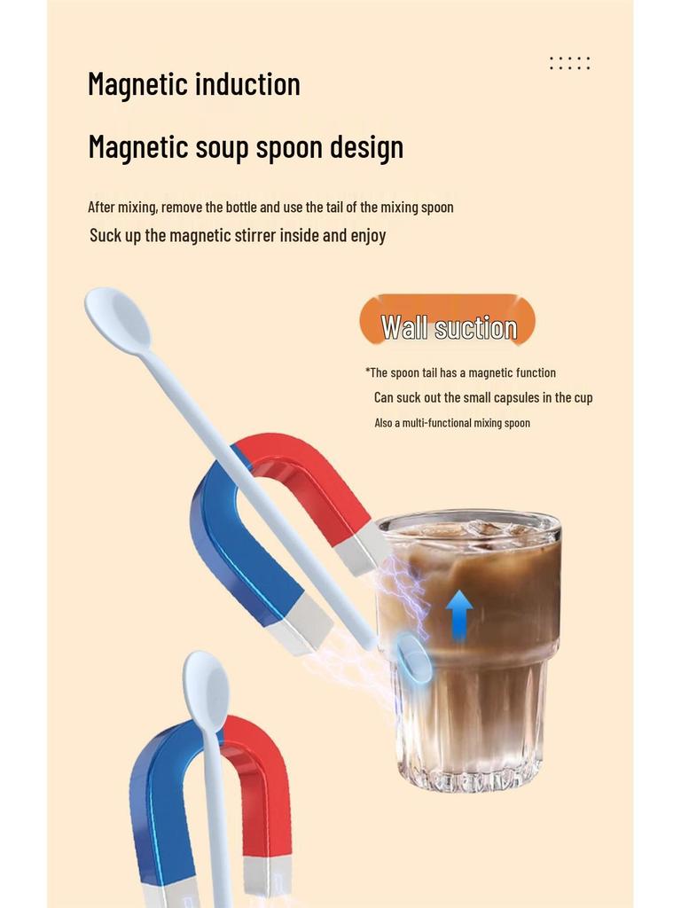 Automatic Magnetic Coffee and Milk Mixer Coaster