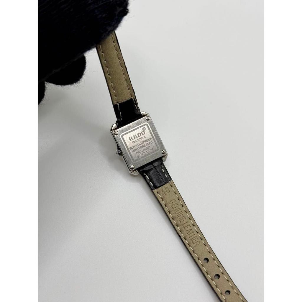 Used RADO Diastar 153.1016.3QZ black dial ladies watch