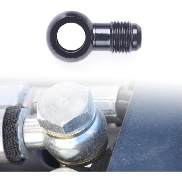 4Pcs 12mm Fuel Banjo Fittings To 6AN Male Flare Adapter Fuel Line Adapter Alu