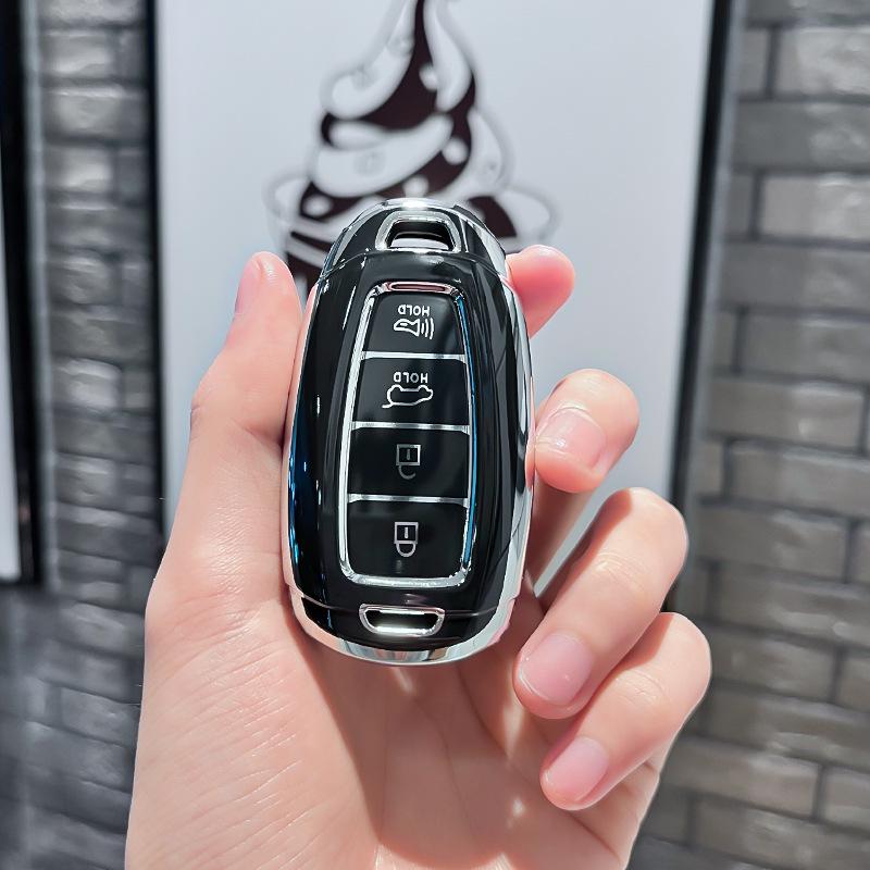 Modern CousTuos Key Case 21-24: 5/4 Button Car Protective Shell for Beijing Model