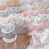 Ins Spring And Summer New Baby Gauze Large Lace Swallow Scarf Princess Palace Style Increased 360 Bib Baby Bib