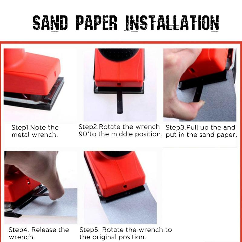 Polishing Grinding Waxing Machine 220W Random Orbit Sander Grinder Pneumatic Polisher Car Paint Care Tool New