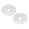 10PCS Rotary Cutter Blades Stainless Steel Sharp Rotary Cutter Replacement for Sewing Fabric Leather Quilting Cutter