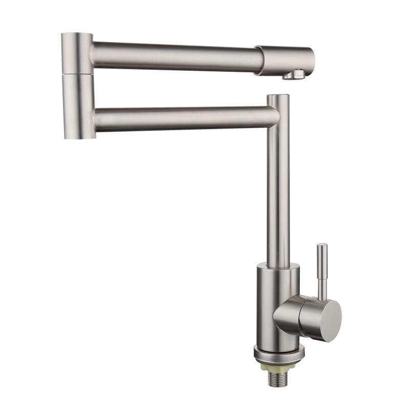 

Folding Stainless Steel Single Cold Kitchen Faucet
