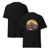 Retro Sunset Cruiser Motorcycle Vintage T-Shirt Design – Custom Biker Apparel