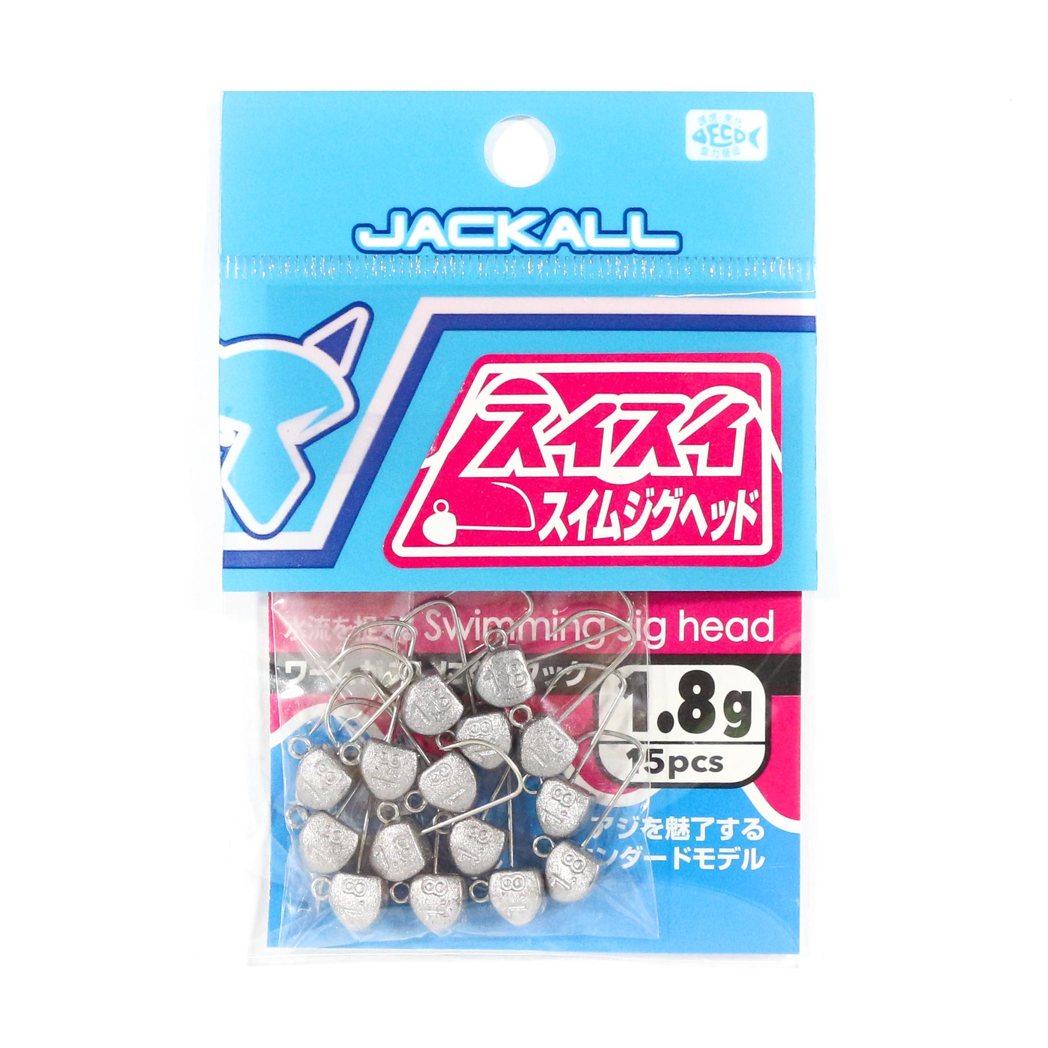 

Джиг-головки Jackall Sui Sui Swim 15 шт., оптовая упаковка 1,8 грамма (3782)