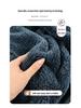 Herren- und Damen-Winter-Flanell-Langmantel-Pyjama - Beidseitiger Korallenfleece, Knöchellang