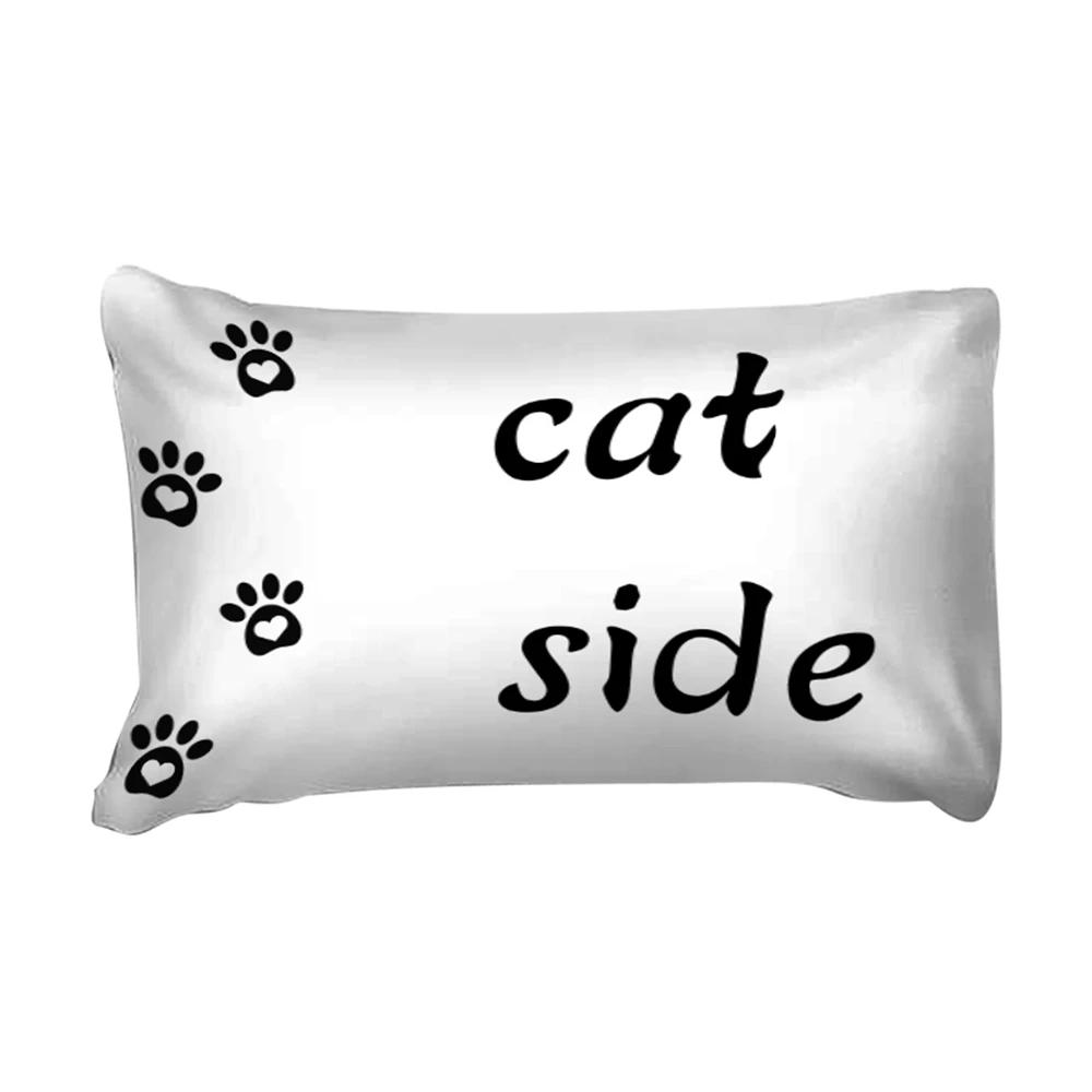Couples Design Cat Side My Side Beddings 3pc/set Duvet Cover Set Soft Comfortable Bedding Set Black White Comforter Cover Home E