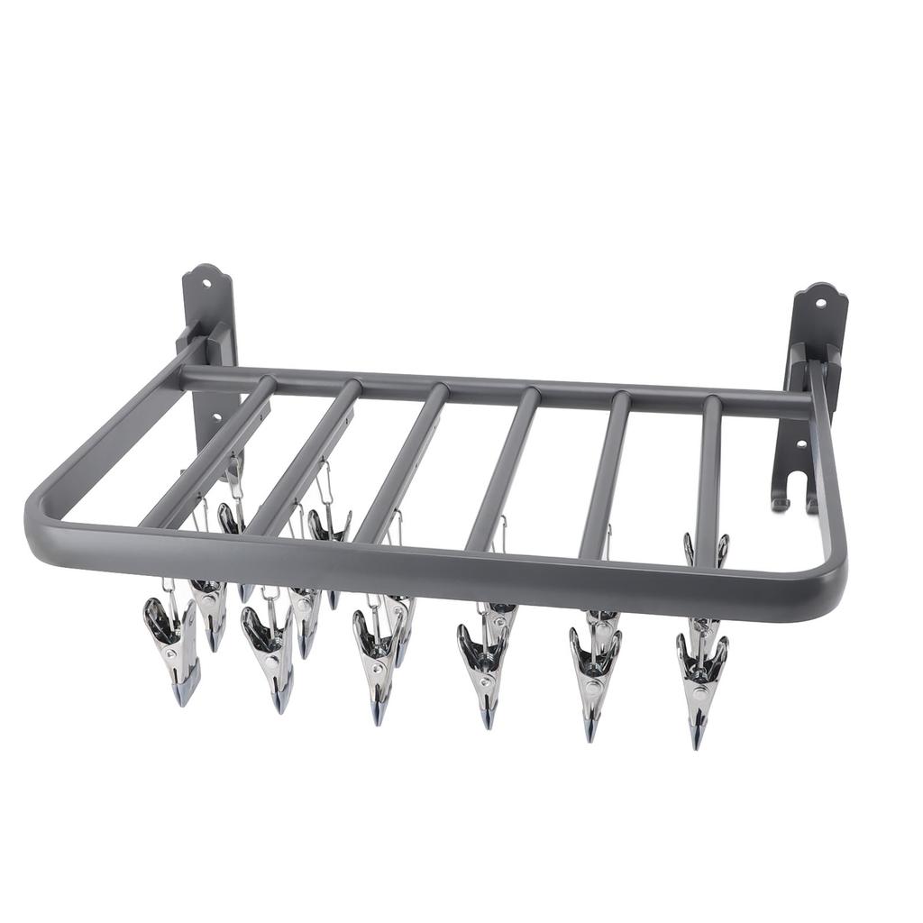 Sock Rack 90 Degree Foldable Clothes Drying Hanger Waterproof Aluminum Underwear Hanger Space