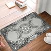 Triple Moon Goddess Doormat Mat Anti-Slip Pentagram Pagan Wiccan Kitchen Bath Balcony Rug Carpet 40*60cm