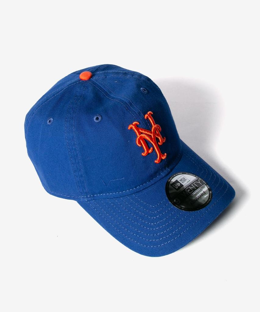 NEW ERA 9TWENTY New York Mets MLB Core Classic Blue Orange Cap, 60235227, & [Used]
