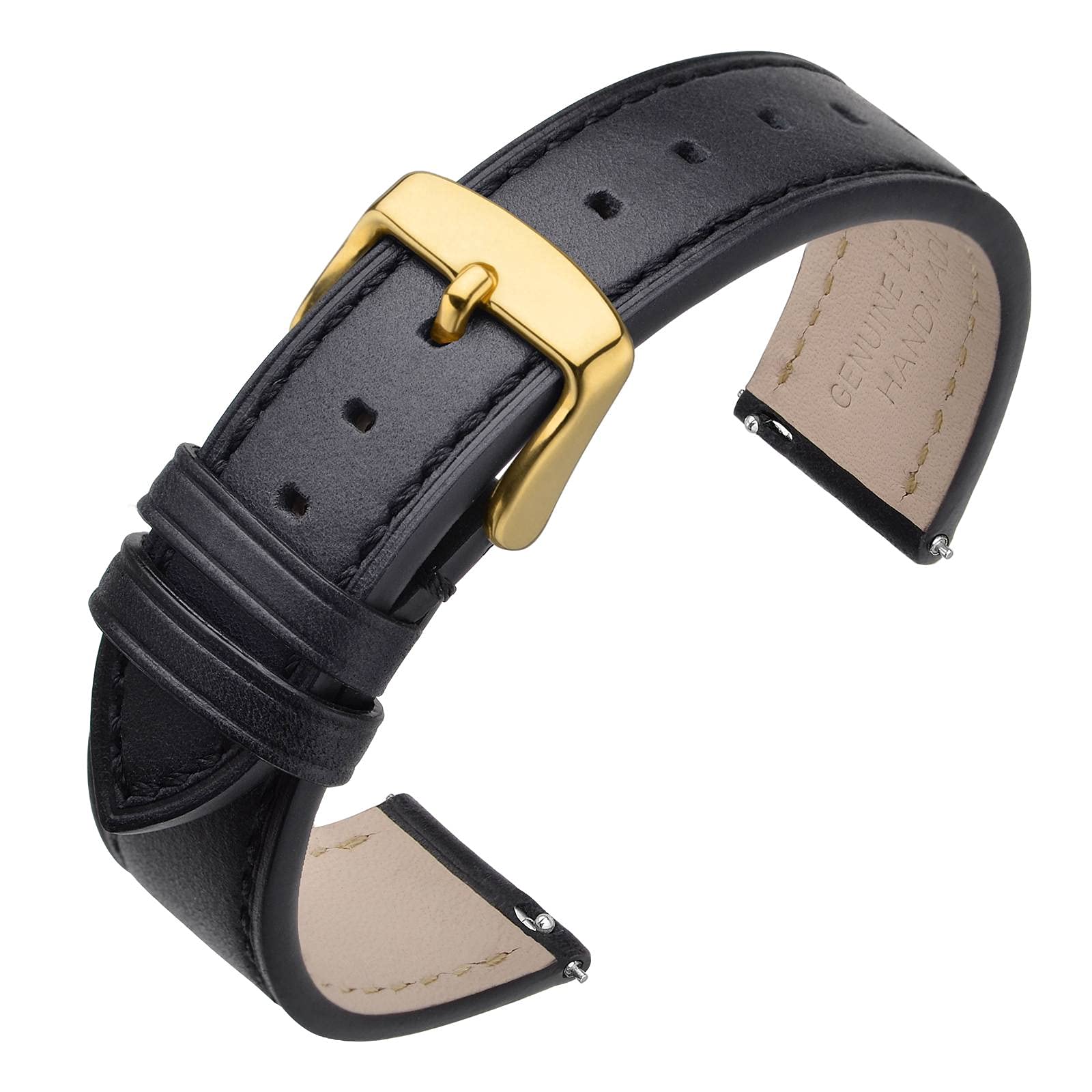 

ANNEFIT Leather Quick Release Replacement Watch Band 0.7 inch (17 mm) / 0.7 24mm