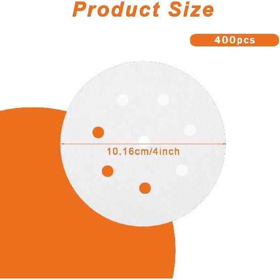 400 Pcs Mini Steam Paper with Holes Non-stick Small Round Air Fryer Parchment Paper Bamboo Steamer Liner White Anti-Stick 4 Inch Perforated Papel for