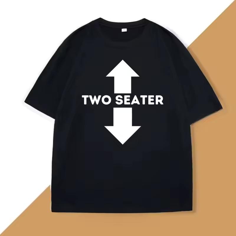 Dvoumístné Vtipné Pánské Tričko s Humorem Dad Joke Grafické Krátký Rukáv Streetwear Tričko Trendy Volné Kulatý Výstřih